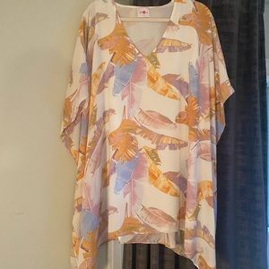 Buddy Love Palm Kimono Dress